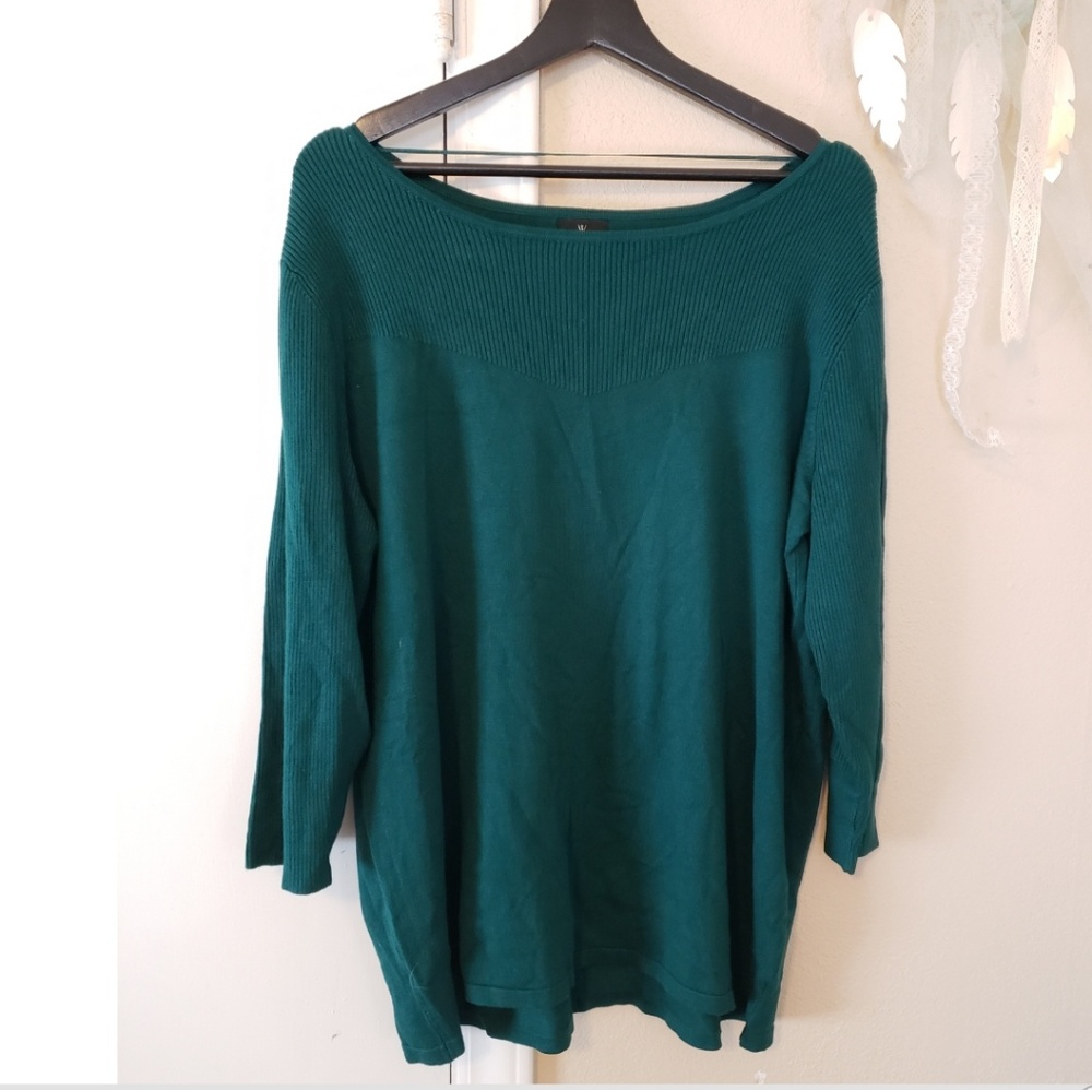 Worthington Bold Emberald Sweater Top